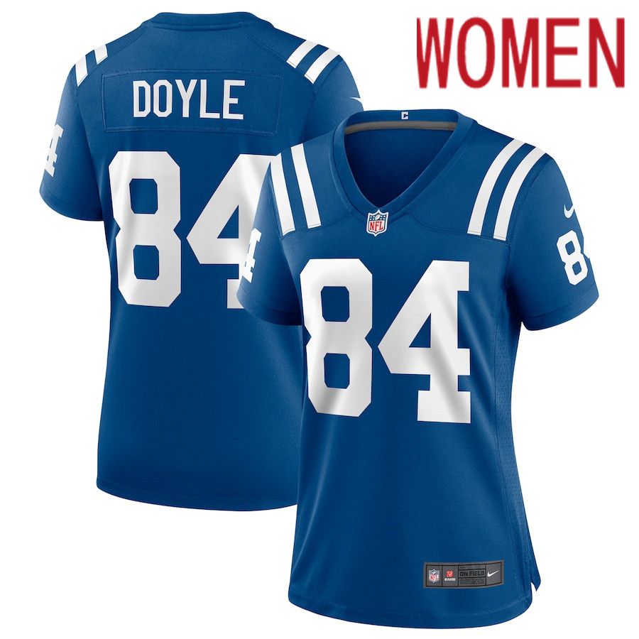 Women Indianapolis Colts #84 Jack Doyle Nike Royal Game NFL Jersey